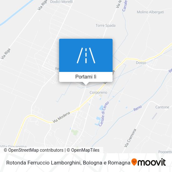 Mappa Rotonda Ferruccio Lamborghini