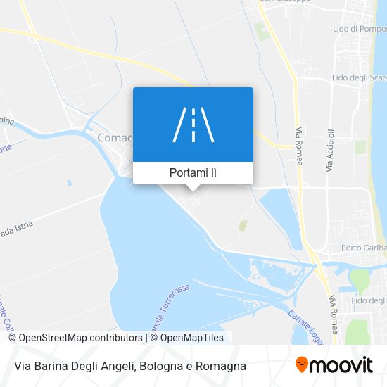 Mappa Via Barina Degli Angeli