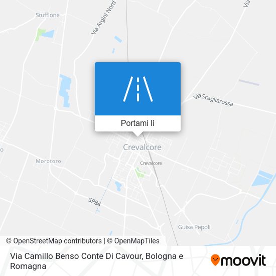 Mappa Via Camillo Benso Conte Di Cavour