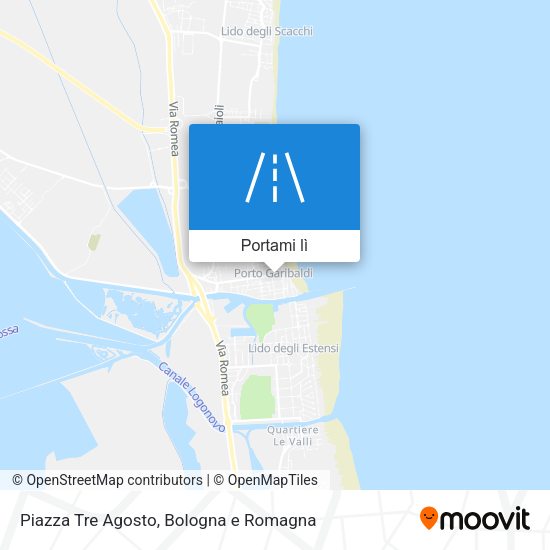 Mappa Piazza Tre Agosto