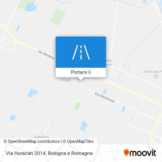 Mappa Via Huracán 2014