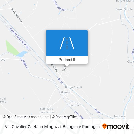Mappa Via Cavalier Gaetano Mingozzi