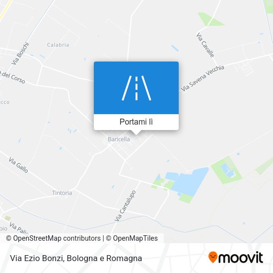 Mappa Via Ezio Bonzi