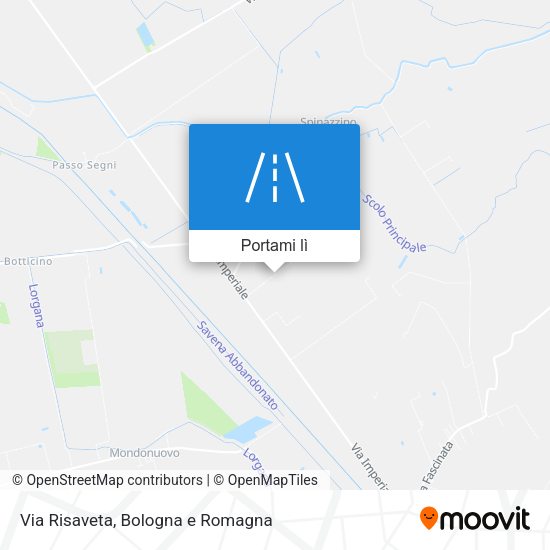 Mappa Via Risaveta