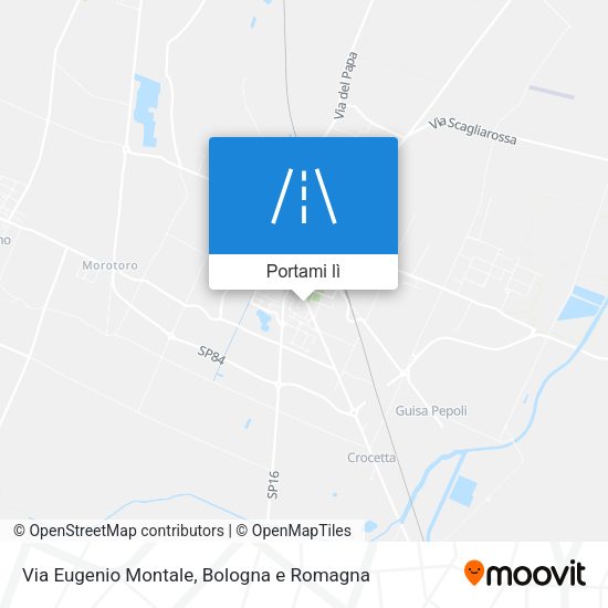 Mappa Via Eugenio Montale