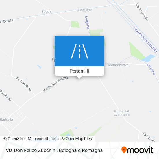 Mappa Via Don Felice Zucchini