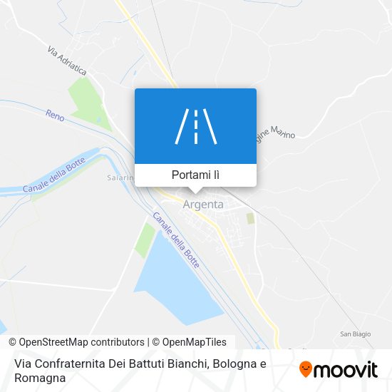 Mappa Via Confraternita Dei Battuti Bianchi