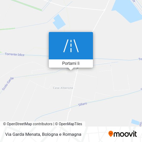 Mappa Via Garda Menata