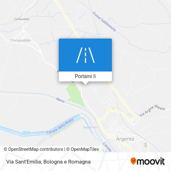 Mappa Via Sant'Emilia