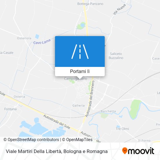 Mappa Viale Martiri Della Libertà
