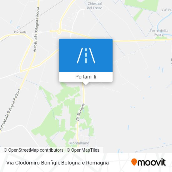 Mappa Via Clodomiro Bonfigli