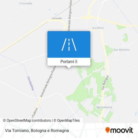 Mappa Via Torniano