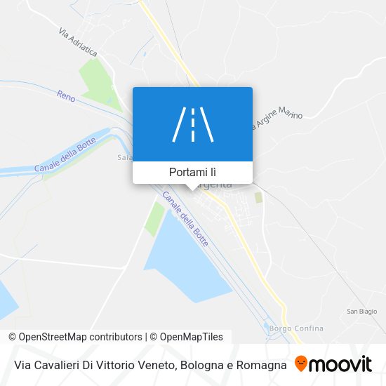 Mappa Via Cavalieri Di Vittorio Veneto
