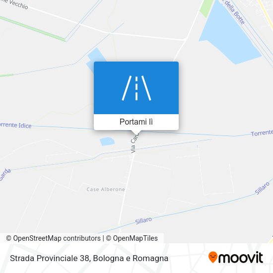 Mappa Strada Provinciale 38