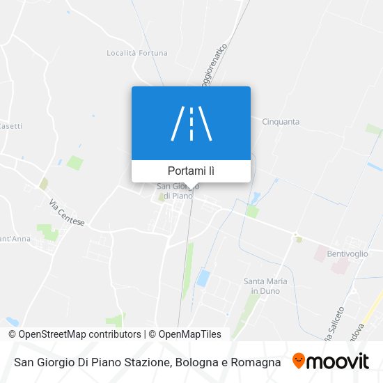 Mappa San Giorgio Di Piano Stazione