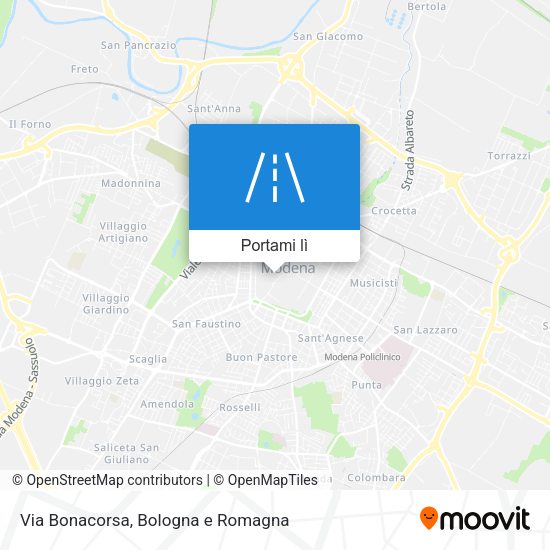 Mappa Via Bonacorsa