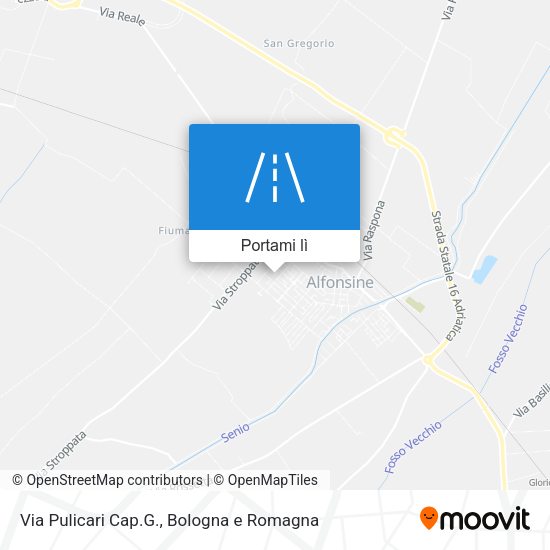 Mappa Via Pulicari Cap.G.
