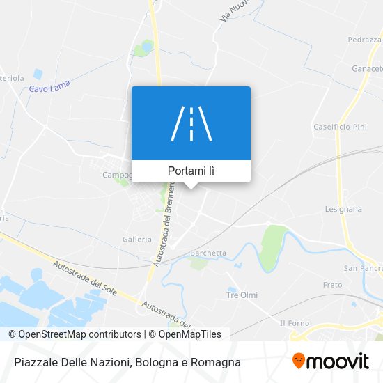 Mappa Piazzale Delle Nazioni