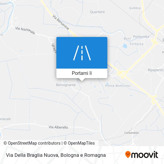 Mappa Via Della Braglia Nuova