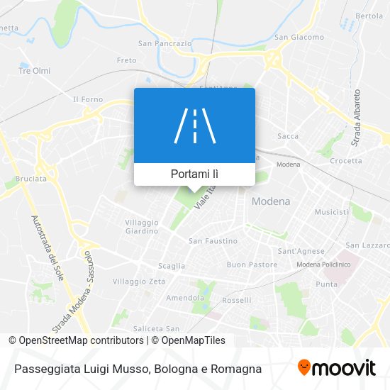 Mappa Passeggiata Luigi Musso