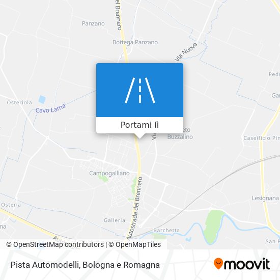 Mappa Pista Automodelli