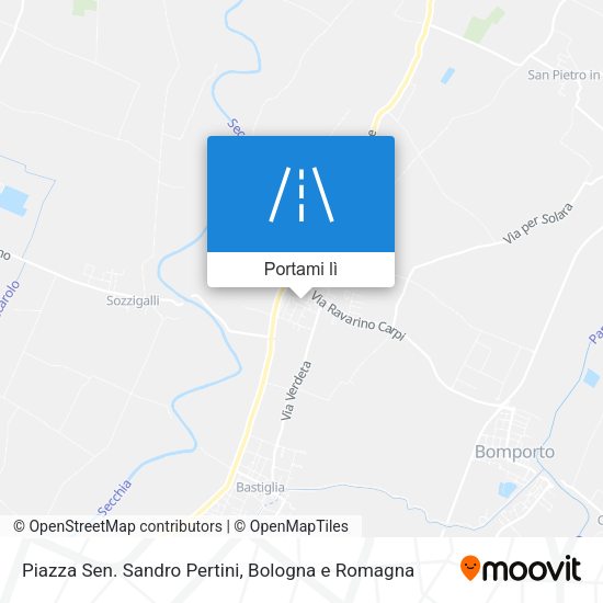Mappa Piazza Sen. Sandro Pertini