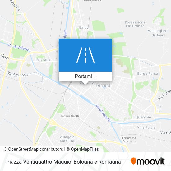 Mappa Piazza Ventiquattro Maggio