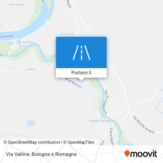 Mappa Via Valline