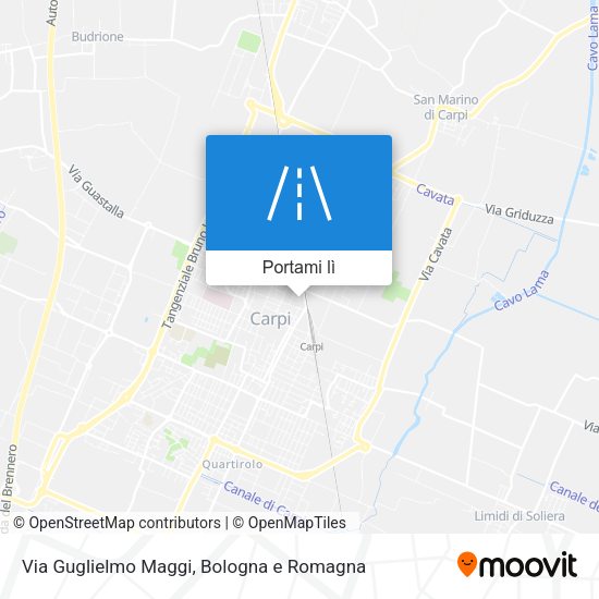Mappa Via Guglielmo Maggi