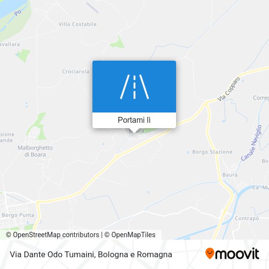 Mappa Via Dante Odo Tumaini
