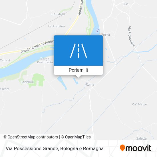 Mappa Via Possessione Grande