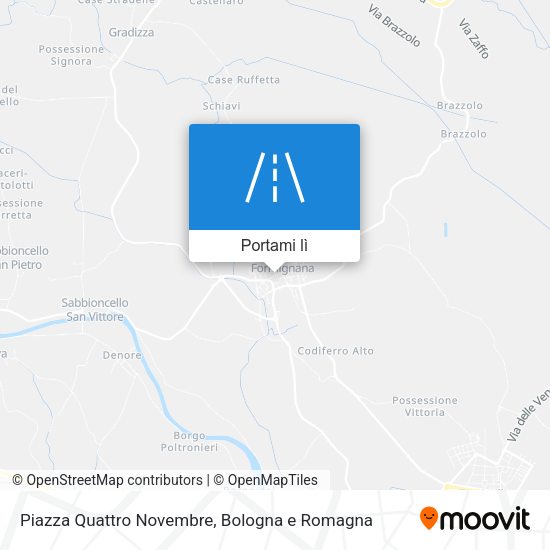 Mappa Piazza Quattro Novembre