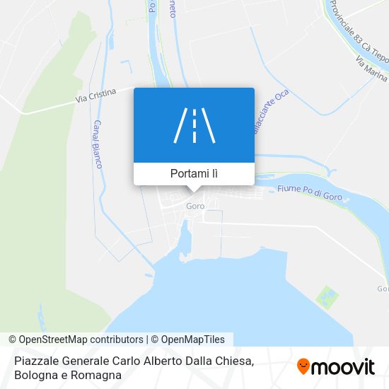 Mappa Piazzale Generale Carlo Alberto Dalla Chiesa