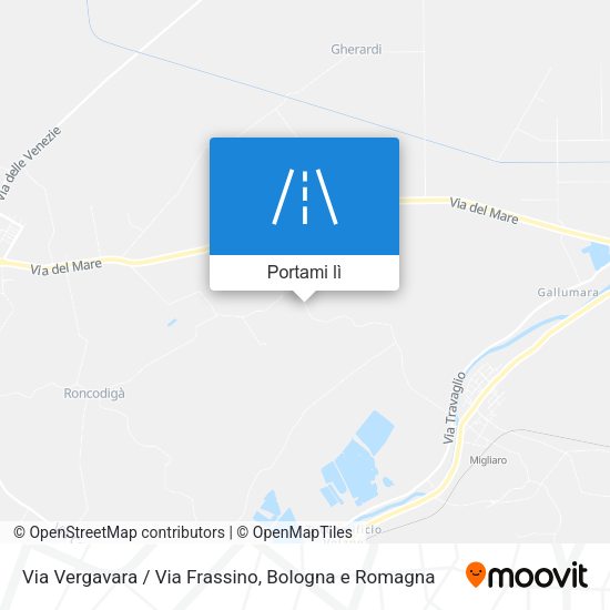 Mappa Via Vergavara / Via Frassino