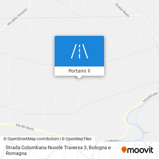 Mappa Strada Colombana Nuvolè Traversa 3