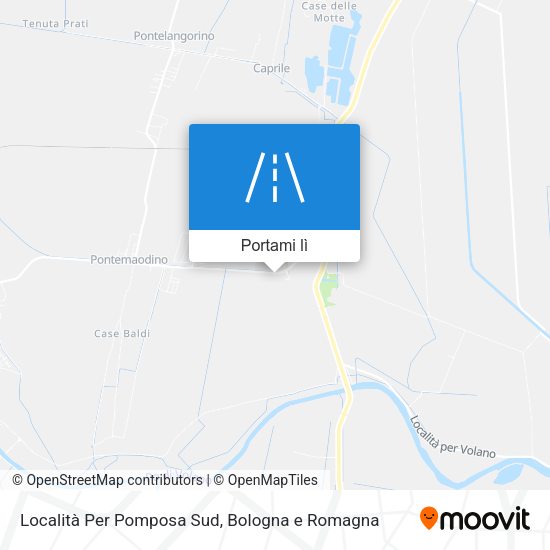 Mappa Località Per Pomposa Sud