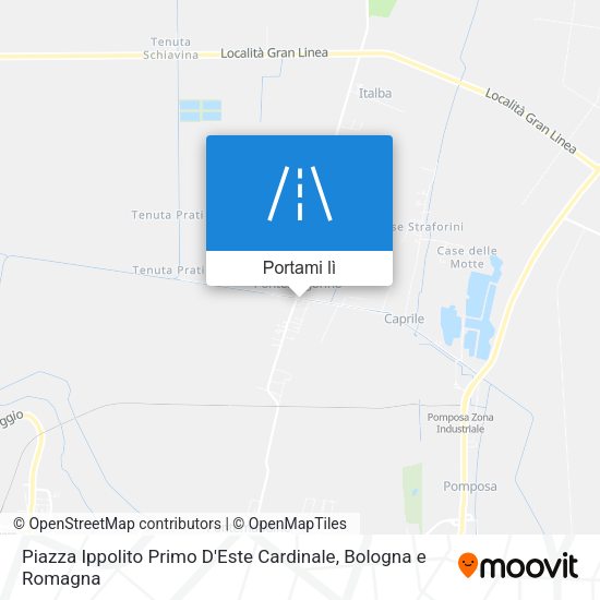 Mappa Piazza Ippolito Primo D'Este Cardinale