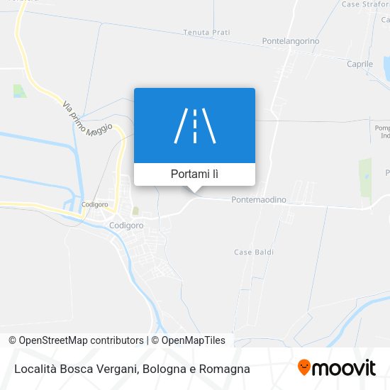 Mappa Località Bosca Vergani