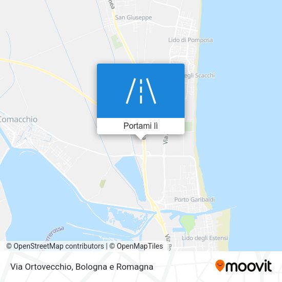 Mappa Via Ortovecchio
