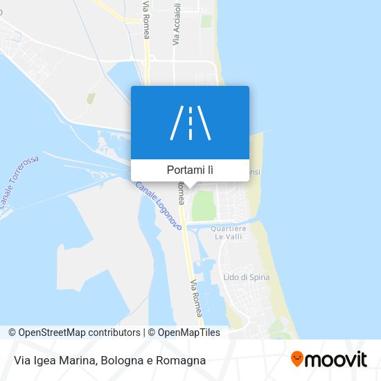 Mappa Via Igea Marina