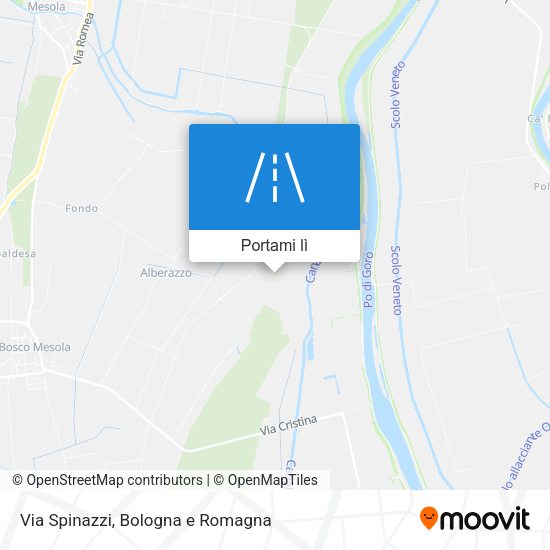 Mappa Via Spinazzi