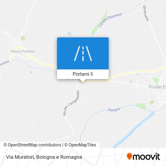 Mappa Via Muratori