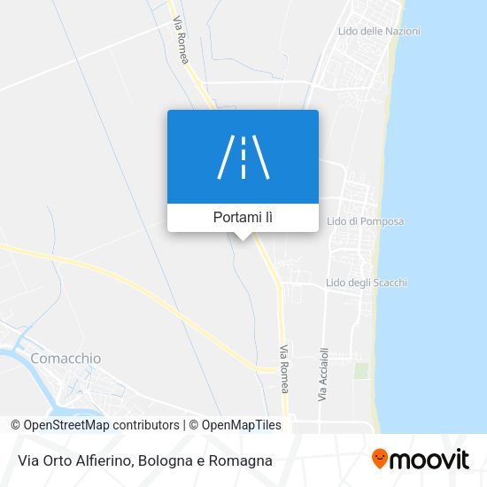 Mappa Via Orto Alfierino
