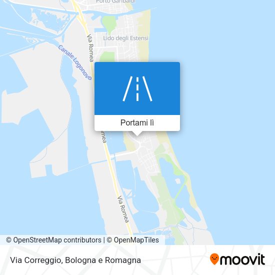 Mappa Via Correggio