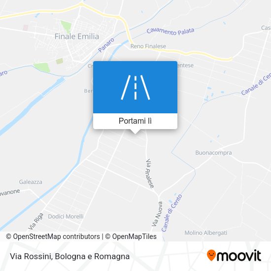 Mappa Via Rossini