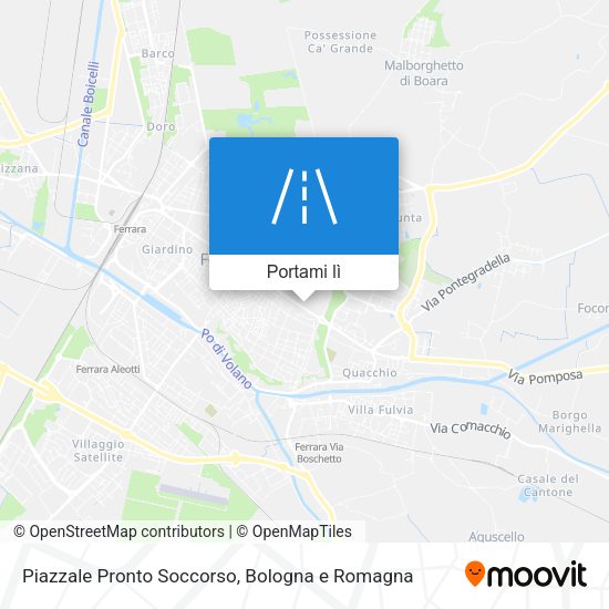 Mappa Piazzale Pronto Soccorso