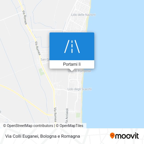 Mappa Via Colli Euganei