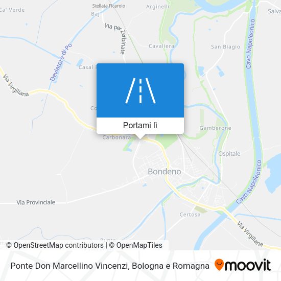 Mappa Ponte Don Marcellino Vincenzi