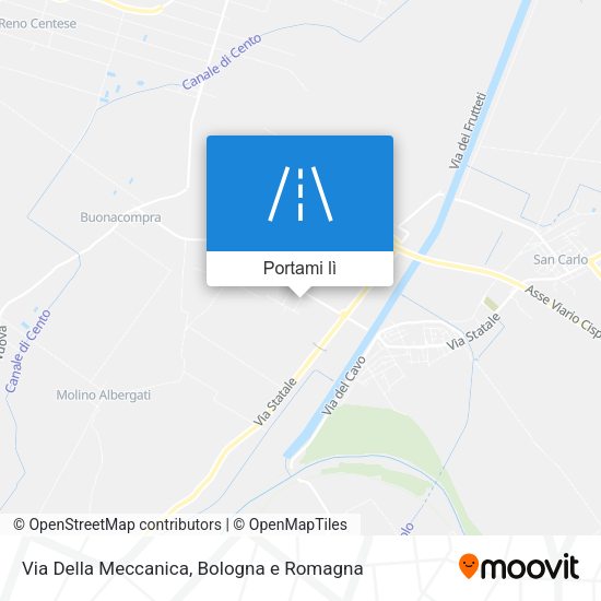 Mappa Via Della Meccanica