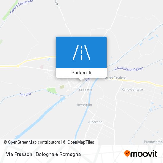 Mappa Via Frassoni